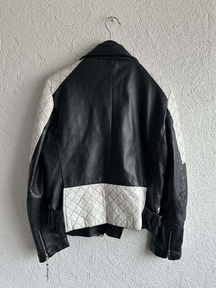 Vintage Biker Deri Ceket