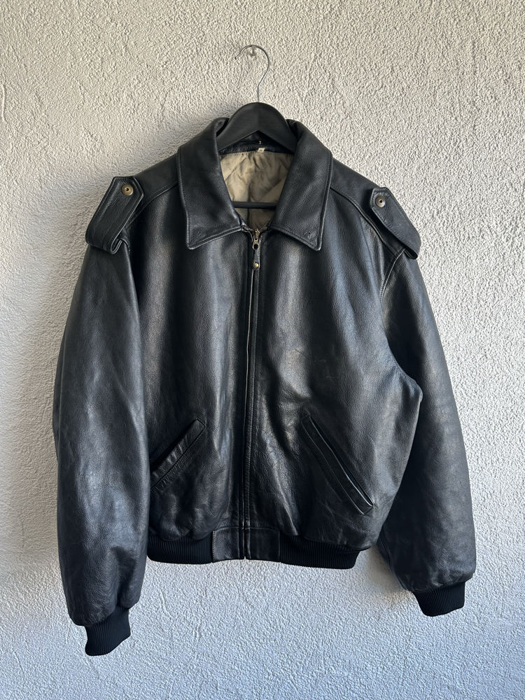 Vintage Pilot Deri Ceket