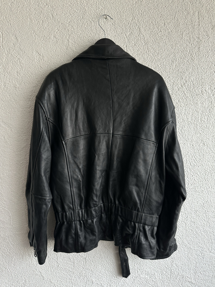 Vintage Biker Deri Ceket