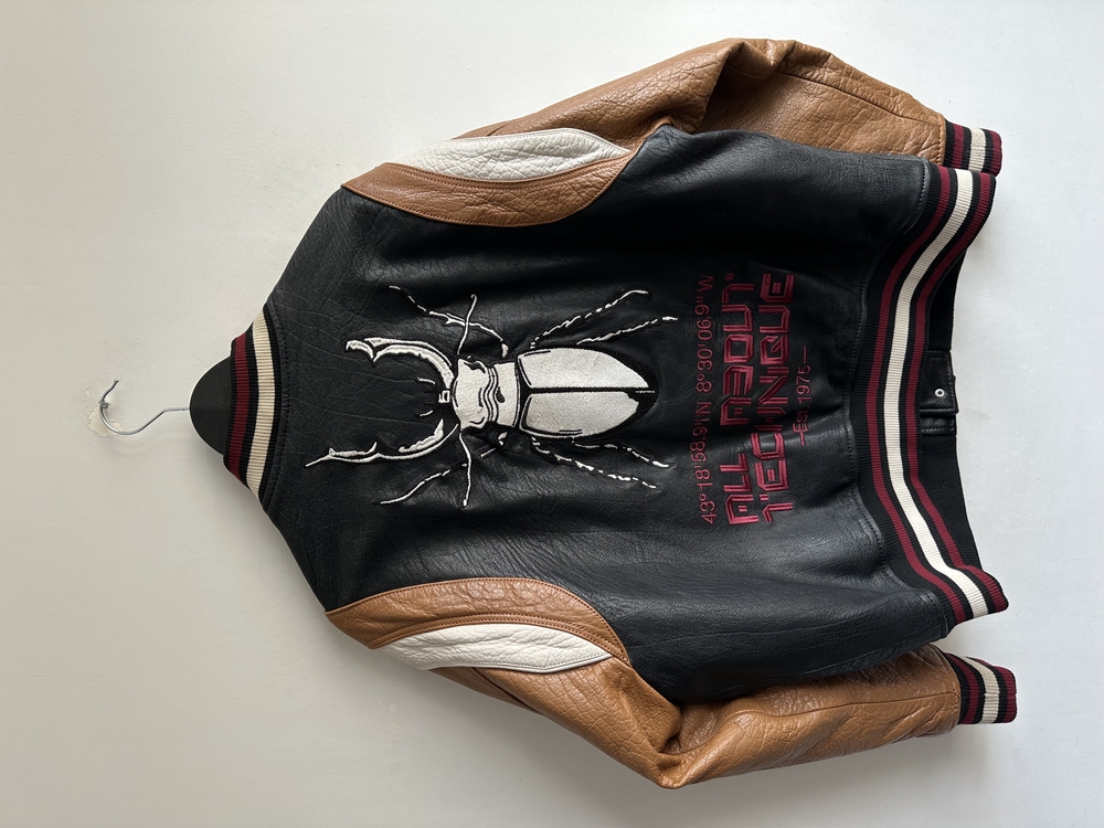 Vintage Bomber Deri Ceket