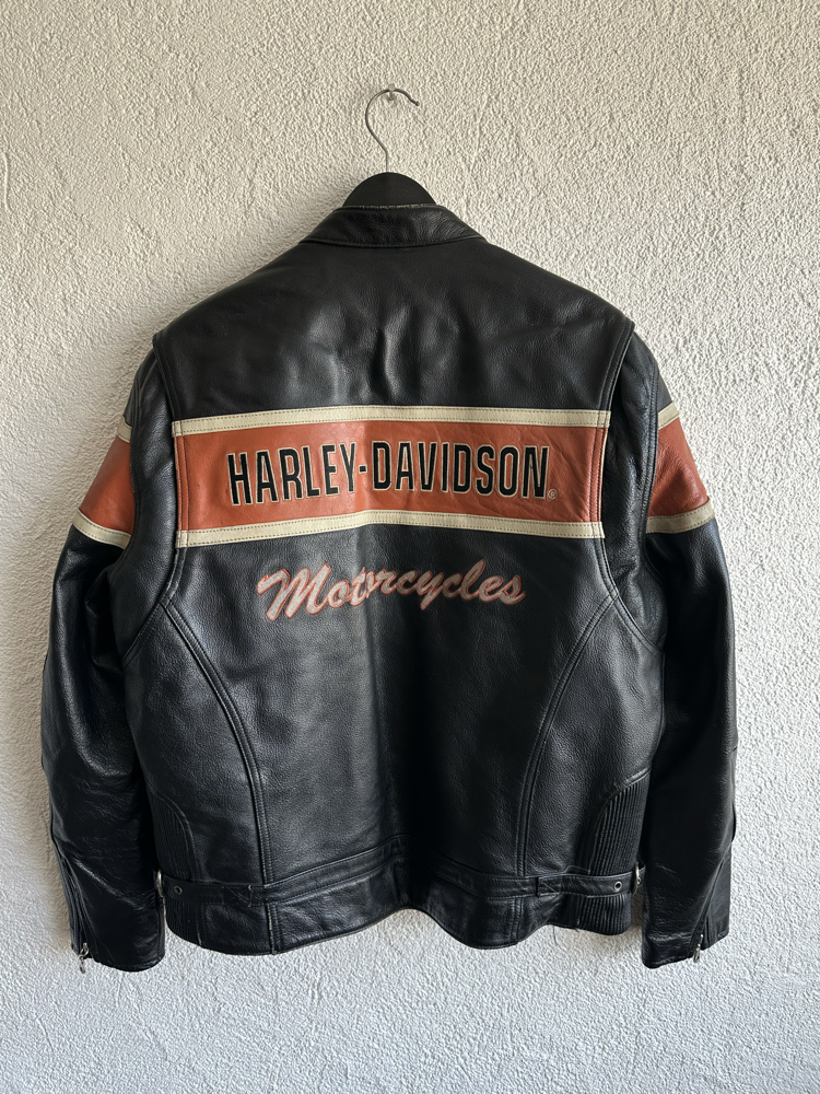 Vintage Harley Davidson Deri Ceket