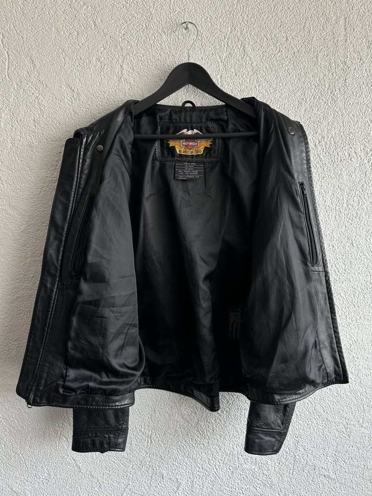 Vintage Harley Davidson Deri Ceket