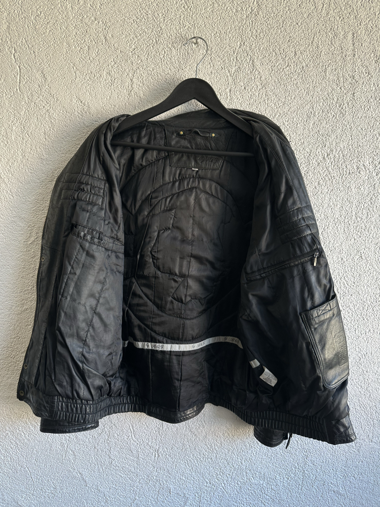 Vintage SOA Bomber Deri Ceket