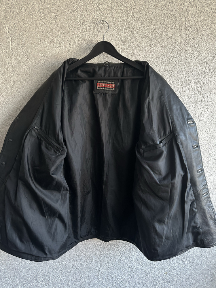 Vintage Chevignon Deri Ceket
