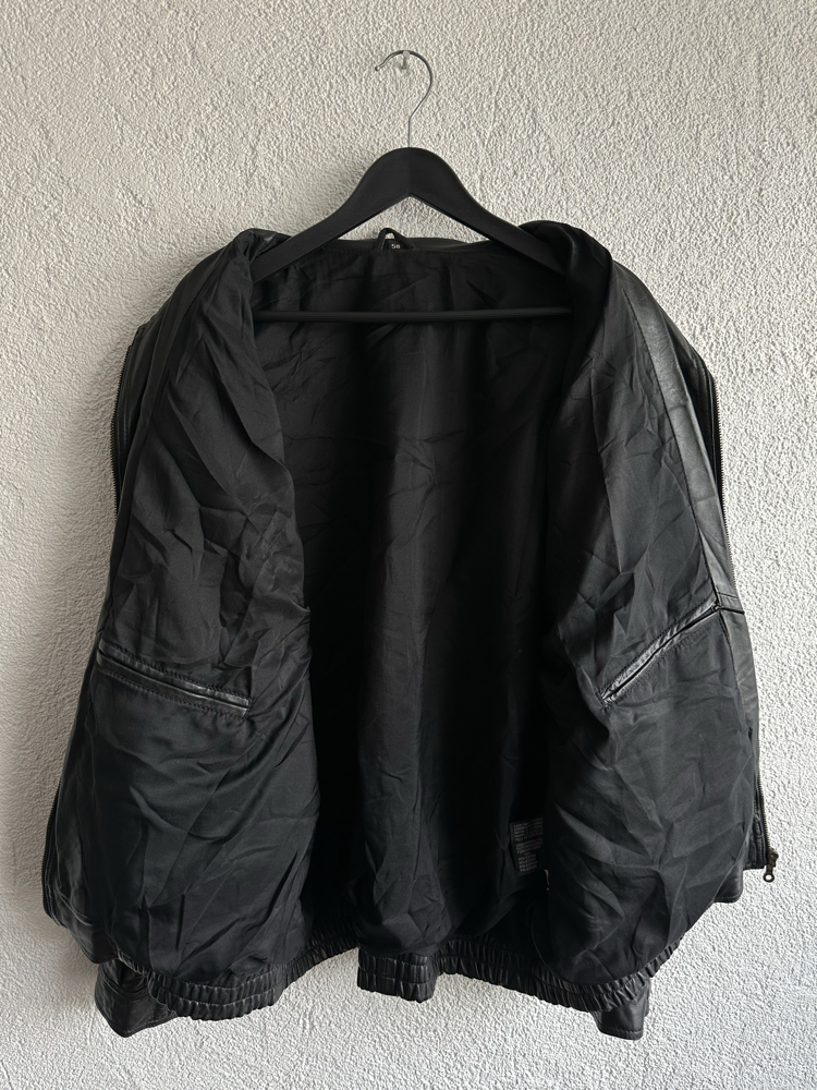 Vintage Bomber Deri Ceket
