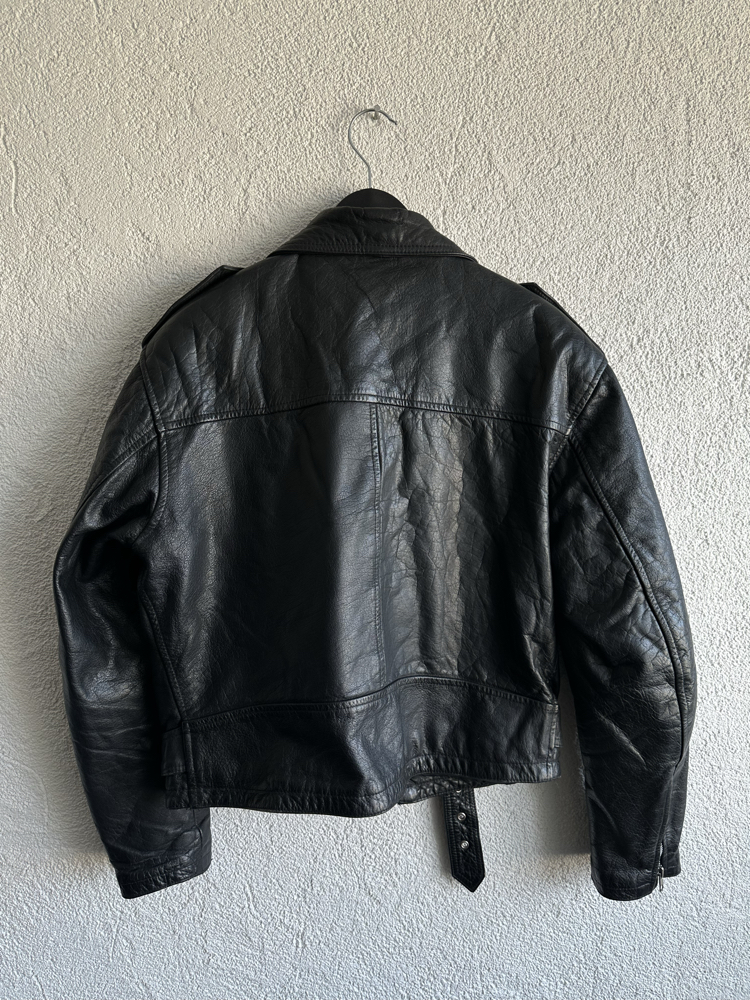 Vintage Biker Deri Ceket