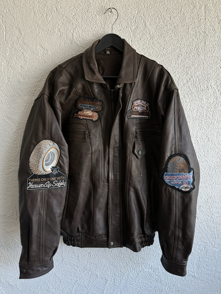 Vintage Bomber Deri Ceket