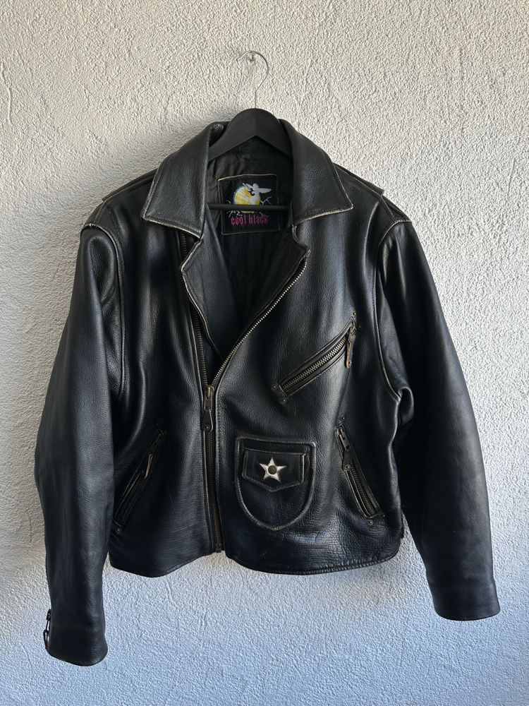 Vintage Biker Deri Ceket