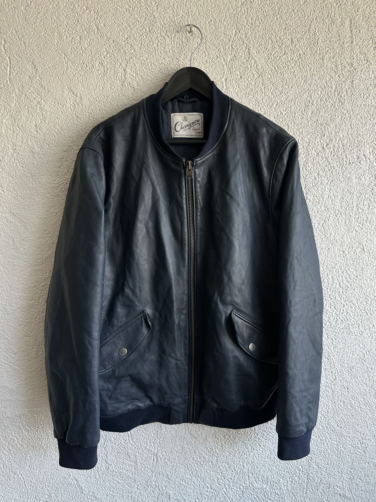 Vintage Chevignon Deri Ceket