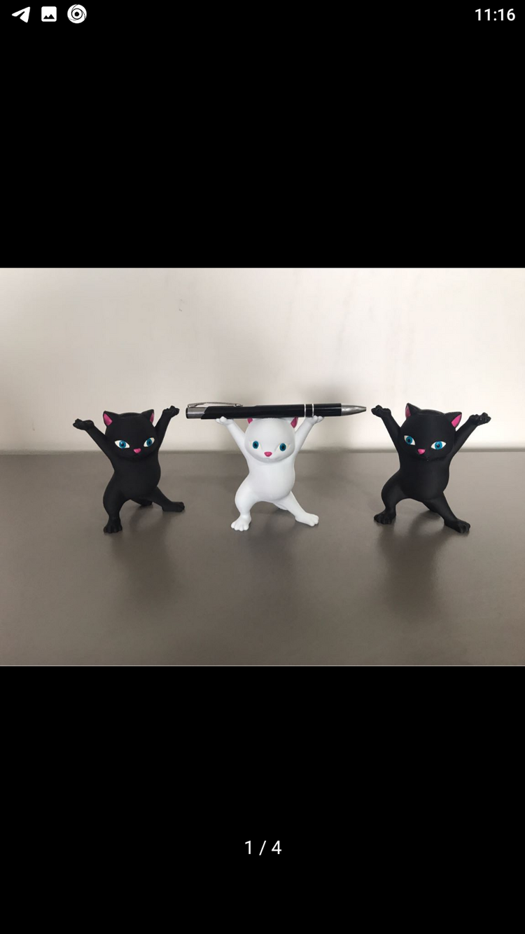 Kedi kalem tutucu