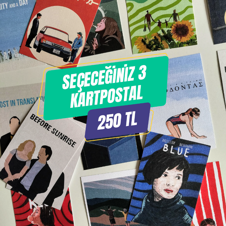 Seçeceğiniz 3 Kartpostal (Seçimlerinizi sipariş notuna ekleyin)
