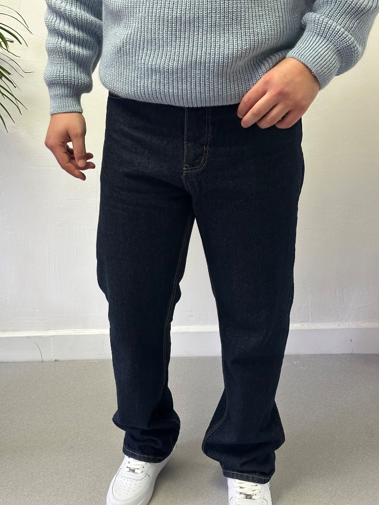 Premium Lüks Segment Baggy Jean - Lacivert