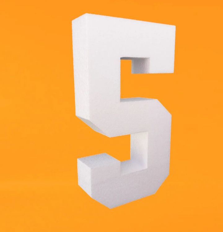 strafor 5 rakamı