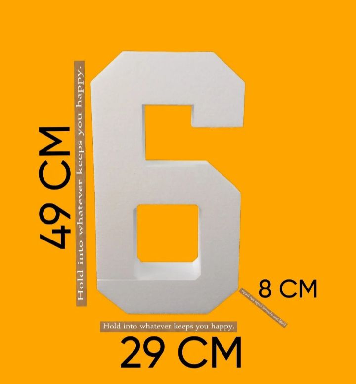 strafor 6 rakamı