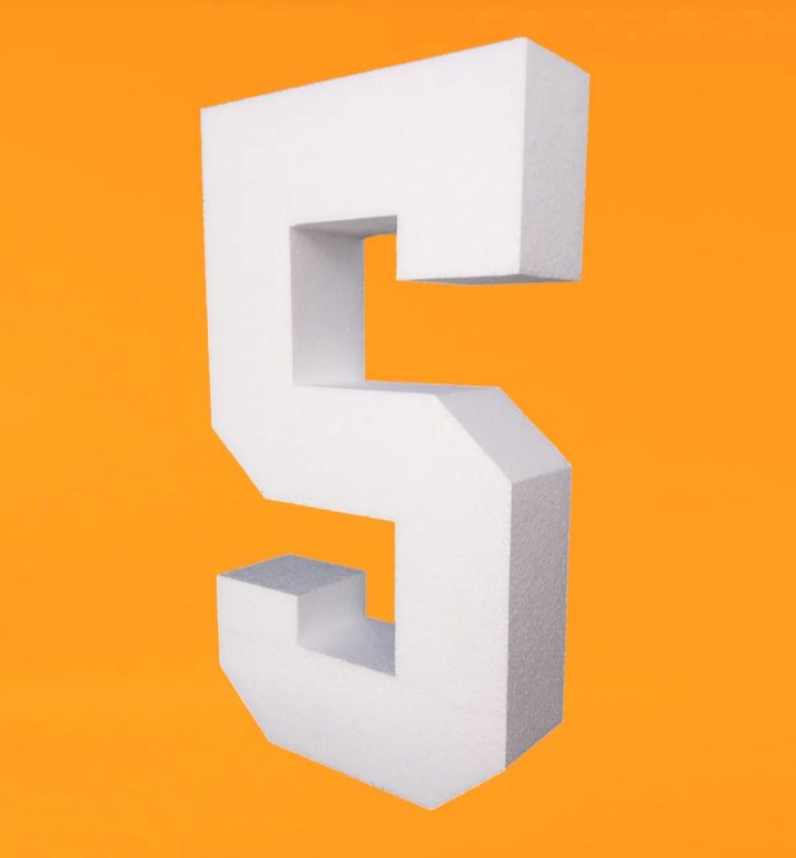strafor 5 rakamı