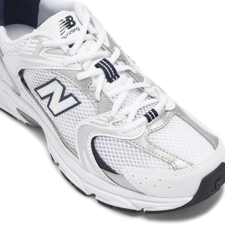 New Balance 530 White Silver Navy