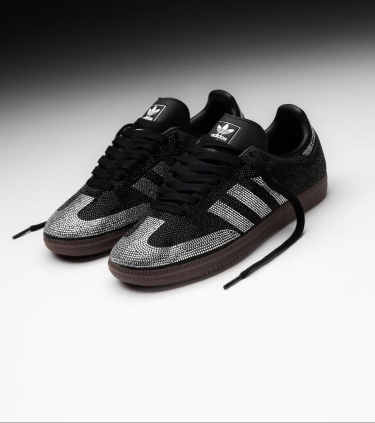 Samba OG Rhinestone Black Silver