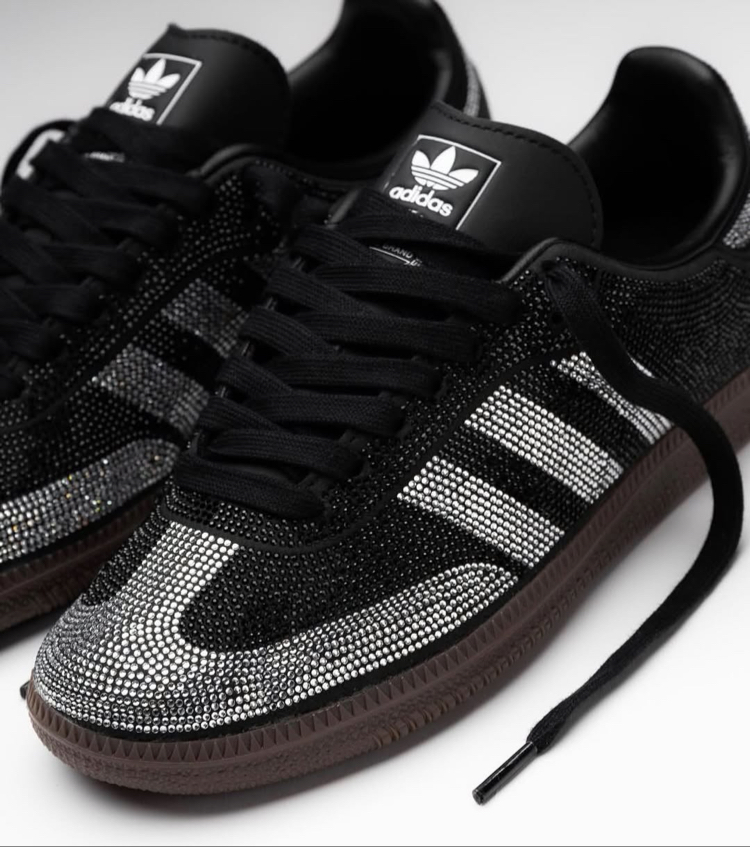 Samba OG Rhinestone Black Silver