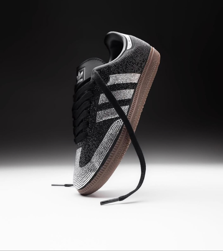 Samba OG Rhinestone Black Silver