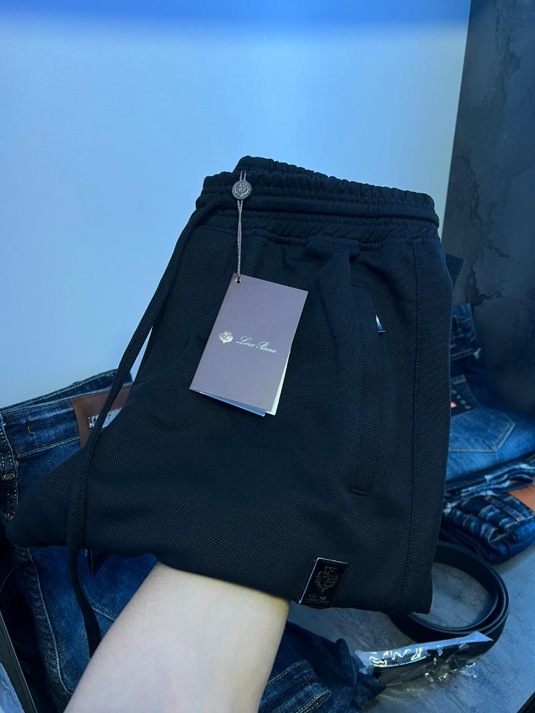 Loro Piana Black Luxury Jogger