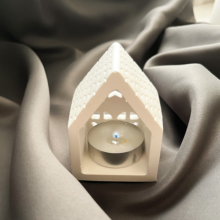 Dekoratif Ev Figürlü Tealight Mumluk