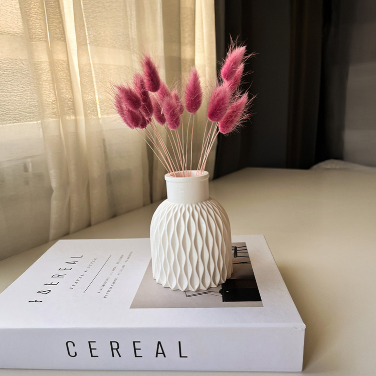 Dekoratif Kıvrım Detaylı Minimalist Vazo