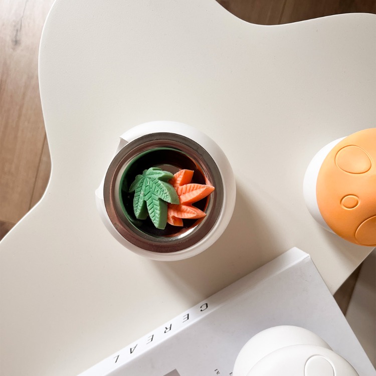 Beyaz Oval Aromaterapi Buhurdanlığı – Eritmelik & Tealight Mum Seti Dahil
