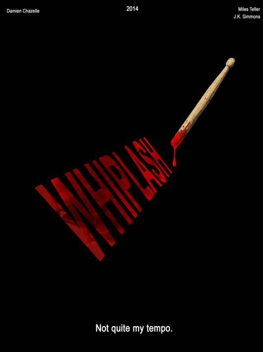 whiplash tasarım poster
