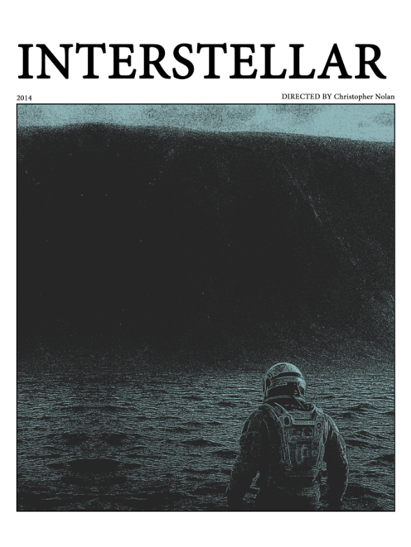 interstellar tasarım poster