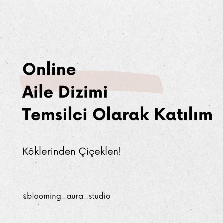 Online Aile Dizimi – Temsilci  Olarak Katılım