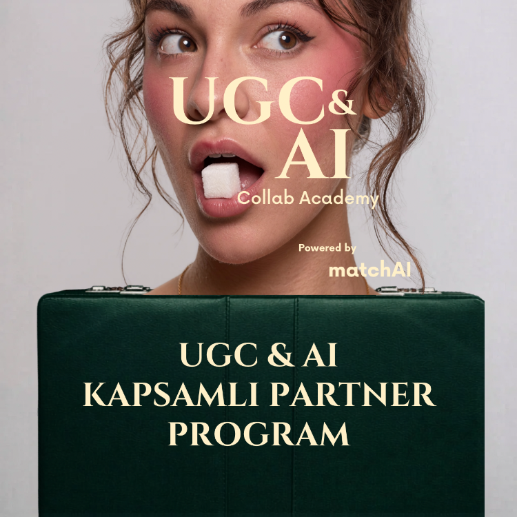 UGC & AI COLLABY ACADEMY PARTNER + 1:1 MENTÖRLÜK PROGRAMI