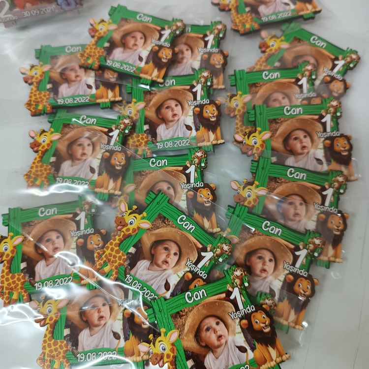 Safari Hayvanlı Magnet