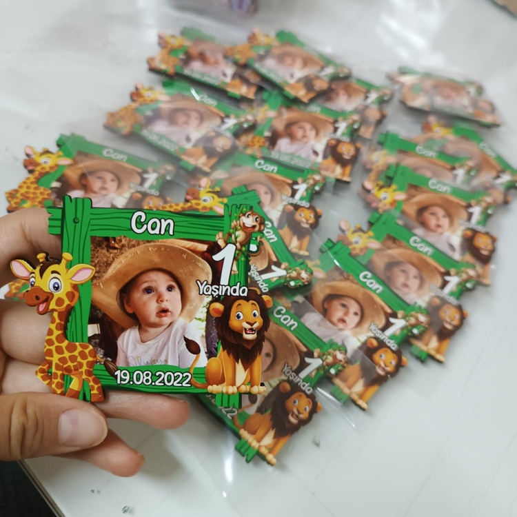 Safari Hayvanlı Magnet