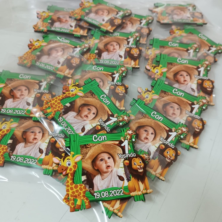 Safari Hayvanlı Magnet