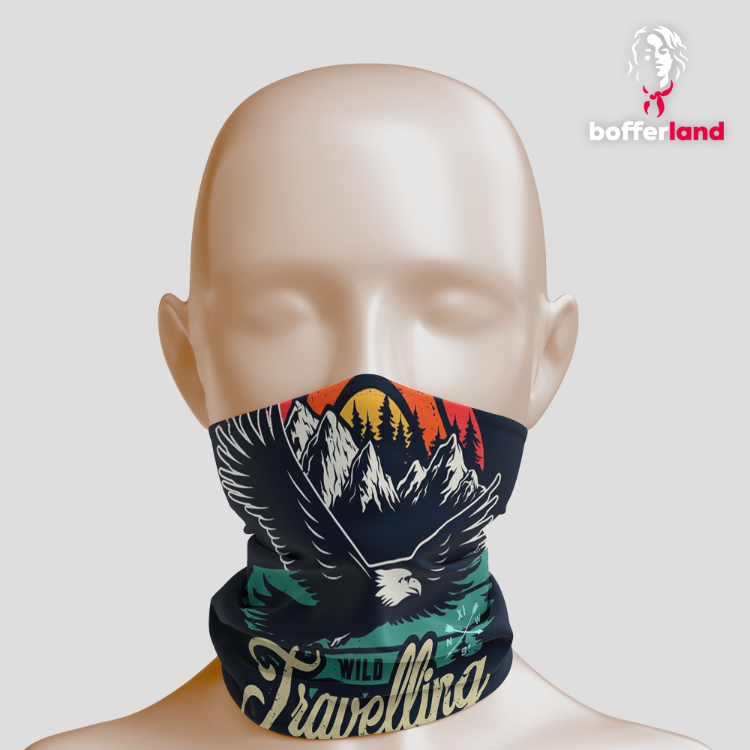 Motosiklet Buff Bandana - Rüzgar Geçirmez Unisex Nefes Alabilir Kumaş Outdoor Bisiklet Kamp 04