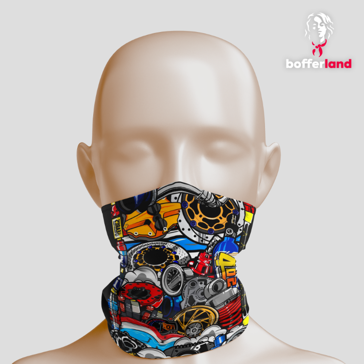 Motosiklet Buff Bandana - Rüzgar Geçirmez Unisex Nefes Alabilir Kumaş Outdoor Bisiklet Kamp 14