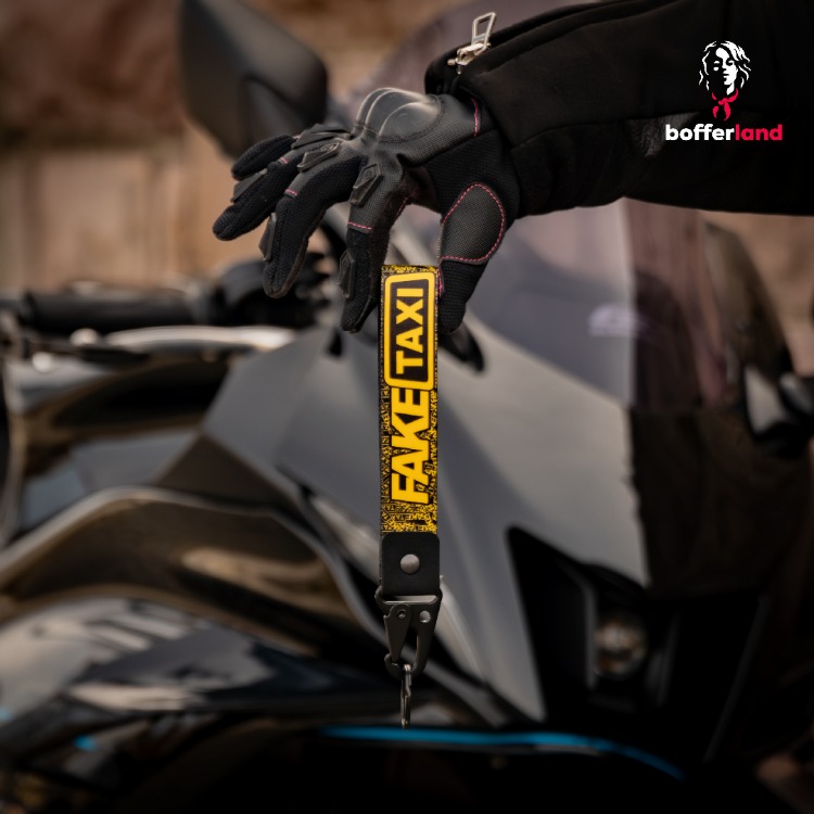 Ride Tag Motosiklet Otomobil Kumaş Kancalı Anahtarlık 09