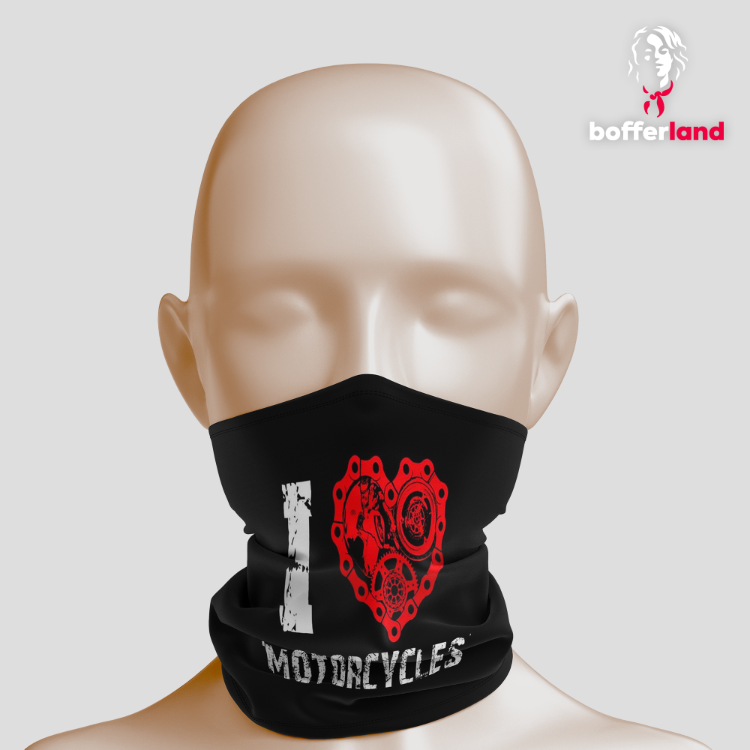 Motosiklet Buff Bandana - Rüzgar Geçirmez Unisex Nefes Alabilir Kumaş Outdoor Bisiklet Kamp 02