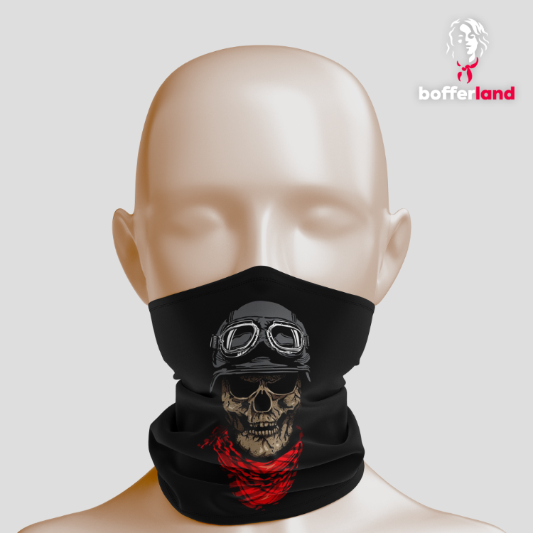 Motosiklet Buff Bandana - Rüzgar Geçirmez Unisex Nefes Alabilir Kumaş Outdoor Bisiklet Kamp 02
