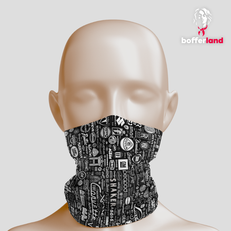 Motosiklet Buff Bandana - Rüzgar Geçirmez Unisex Nefes Alabilir Kumaş Outdoor Bisiklet Kamp 02