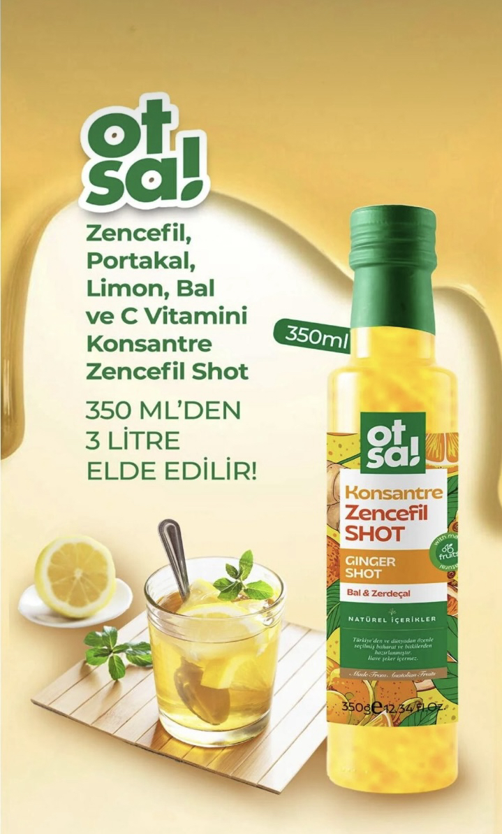 Otsa Konsantre Zencefil Shot 350 gr