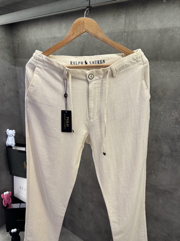 RL 2026 Premium Bej Keten Pantolon