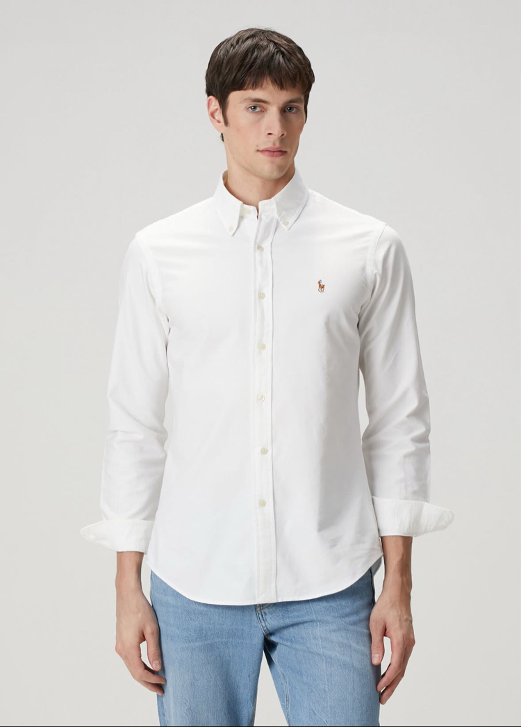 RL Premium Classic Regular fit Beyaz Gömlek
