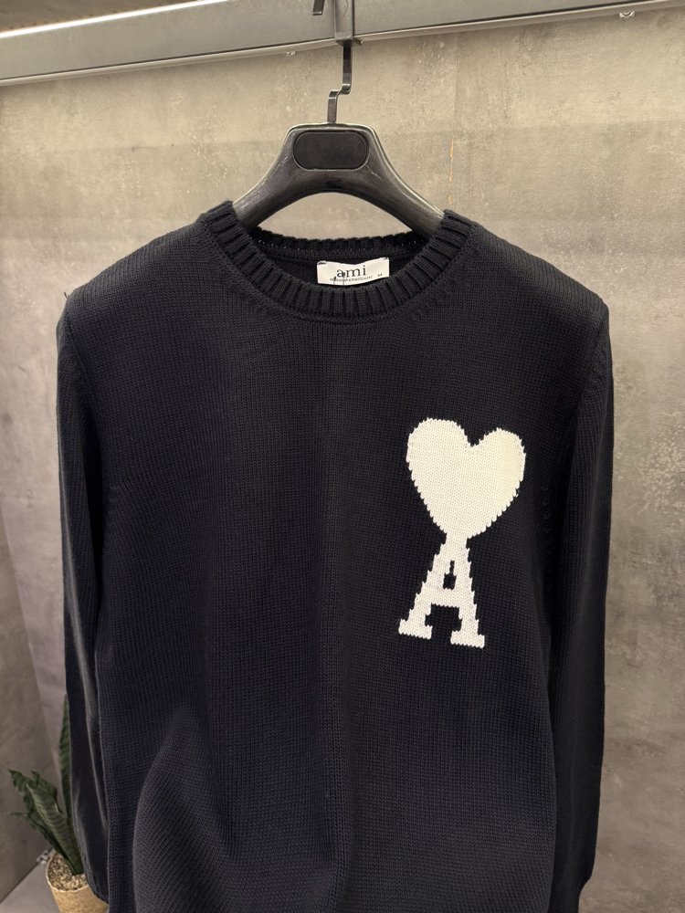 Ami Premium Knitwear Siyah