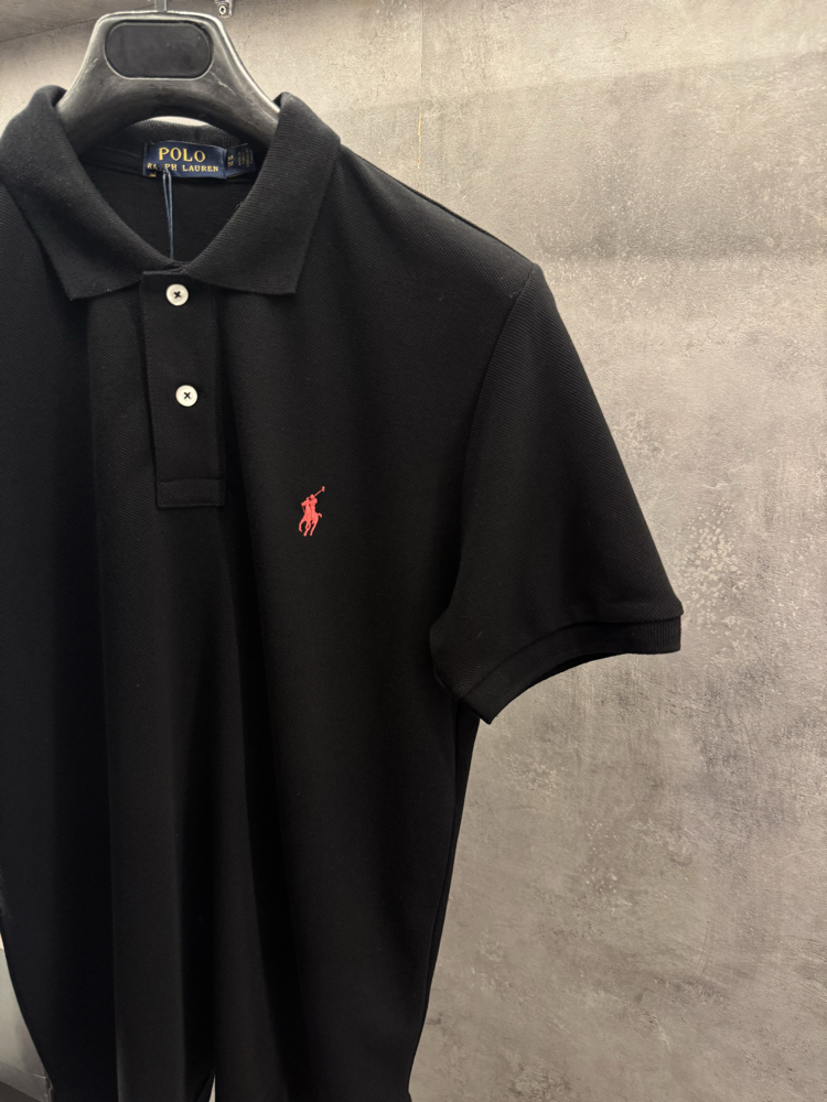 RL Premium Siyah Polo Yaka