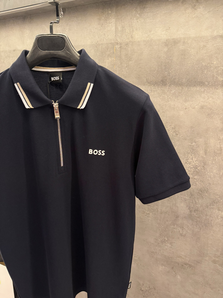 Boss 2026 Premium Polo Yaka Lacivert