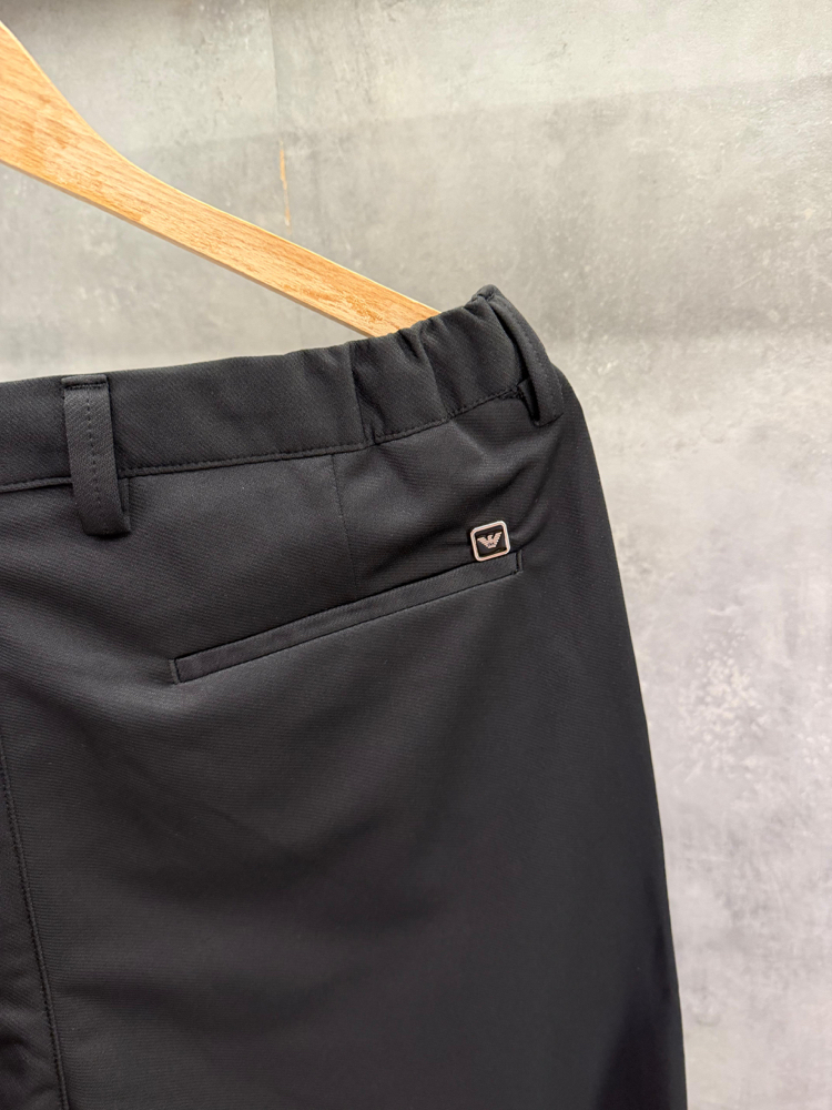 Emporio Armani Premium Siyah Kumaş Pantolon