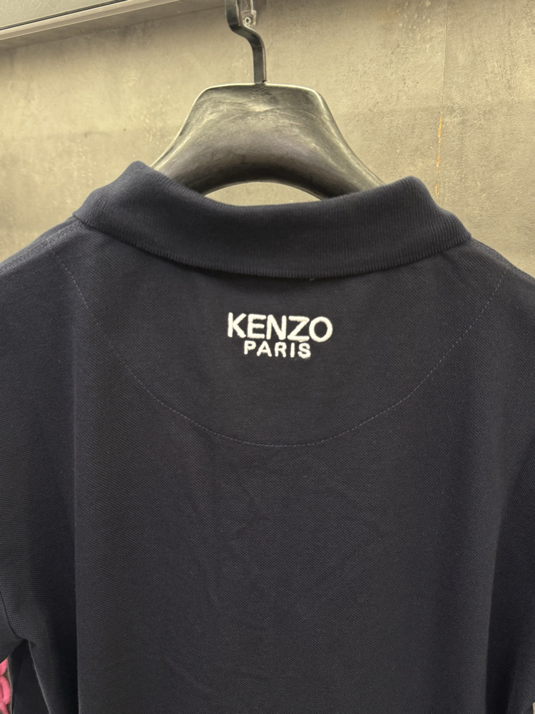 Knzo Premium Nakışlı Lacivert Polo Yaka