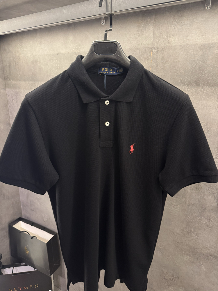 RL Premium Siyah Polo Yaka