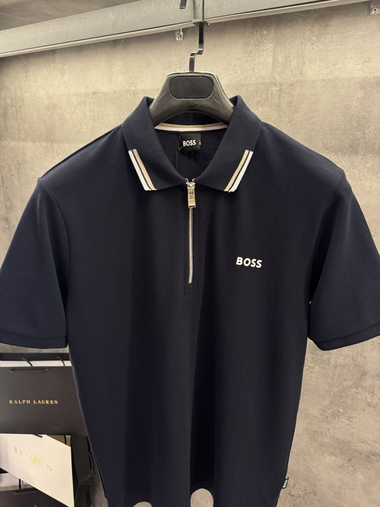 Boss 2026 Premium Polo Yaka Lacivert